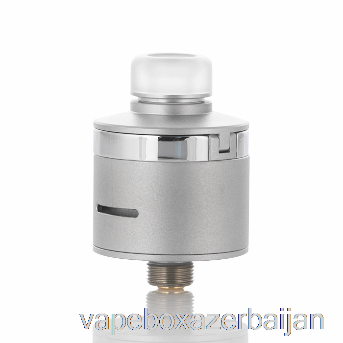 Vape Smoke BP Mods BUSHIDO V3 22mm BF RDA Frosted Silver + Glossy Silver